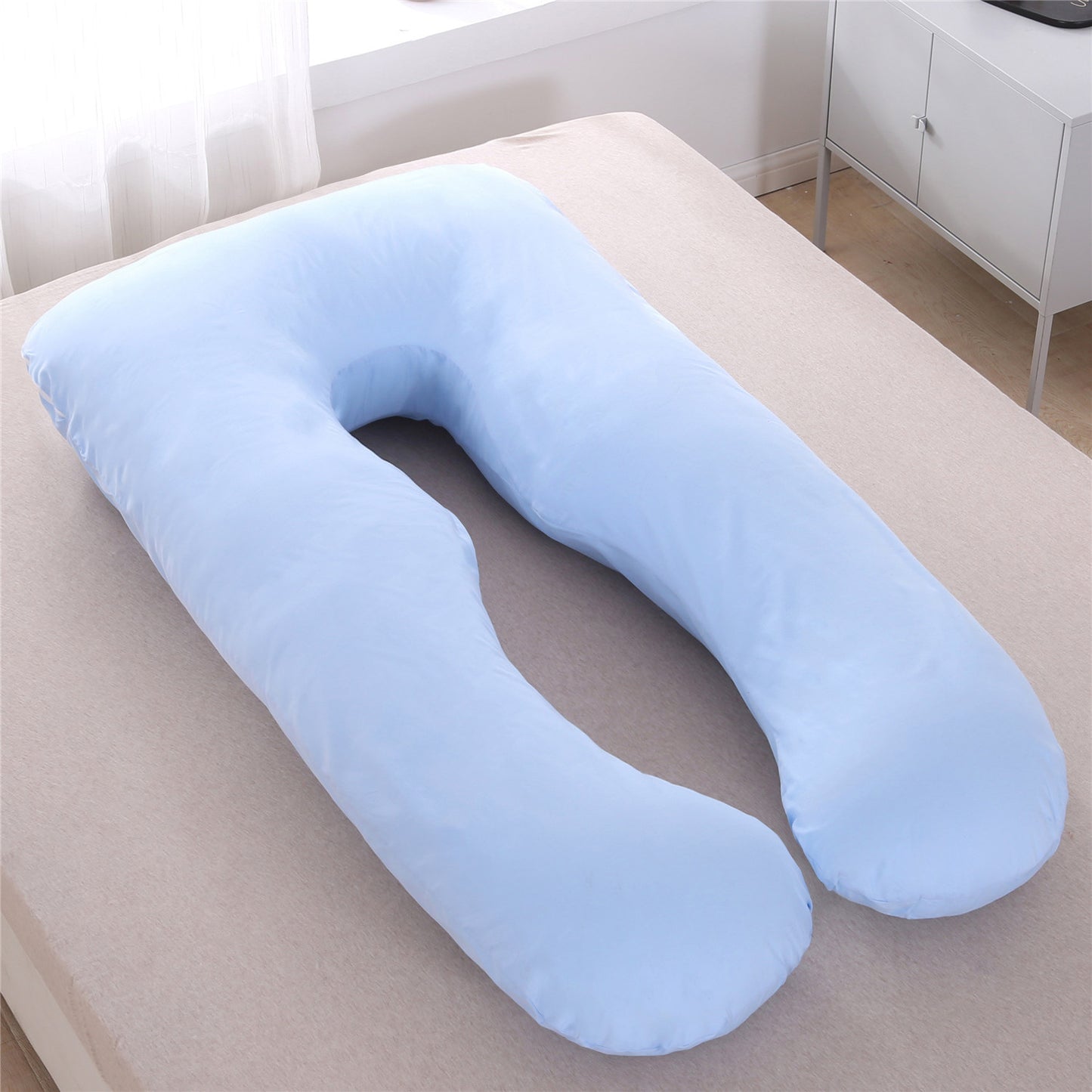 Multifunctional pregnant woman pillow side lying pillow cotton removable and washable U-shaped nap pillow cushion factory direct sales
